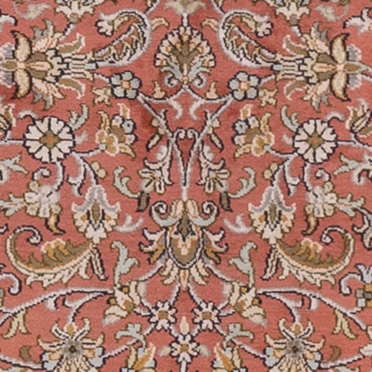 Runner Silk Rug - Kashmir Silk - 188 x 78 cm - light red