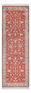 Runner Silk Rug - Kashmir Silk - 242 x 79 cm - red