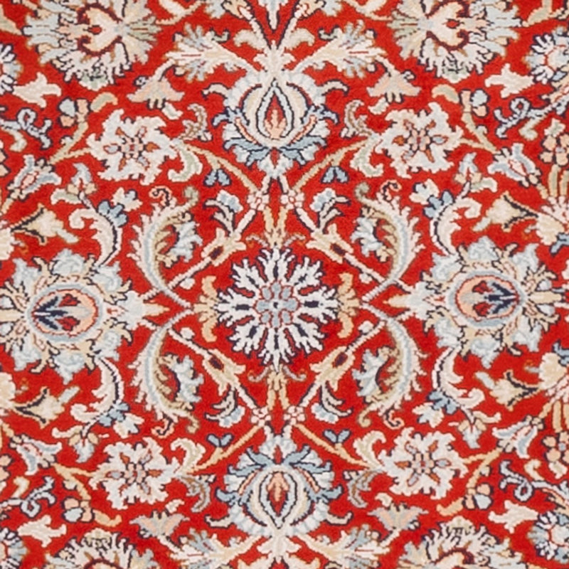 Runner Silk Rug - Kashmir Silk - 242 x 79 cm - red