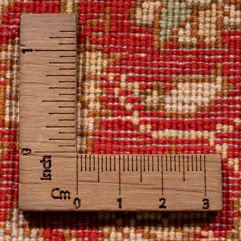 Runner Silk Rug - Kashmir Silk - 251 x 81 cm - red