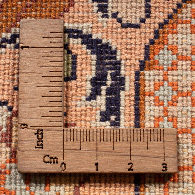 Runner Silk Rug - Kashmir Silk - 243 x 80 cm - dark beige