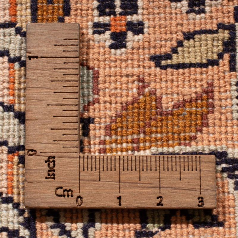 Runner Silk Rug - Kashmir Silk - 237 x 79 cm - dark beige