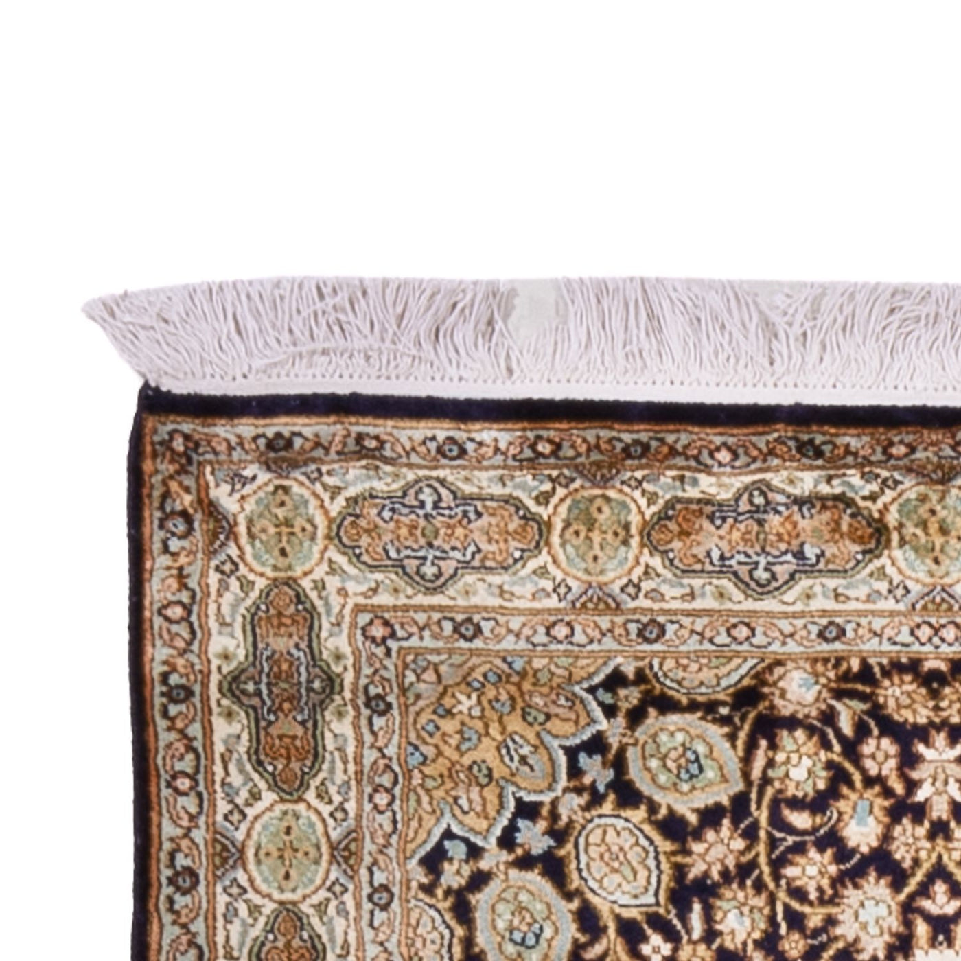 Kashmir Silk Rug 255x81cm - Oriental Rug