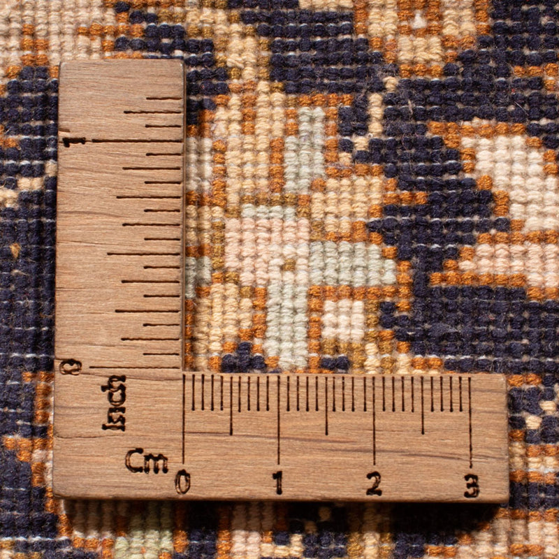 Runner Silk Rug - Kashmir Silk - 255 x 81 cm - dark beige