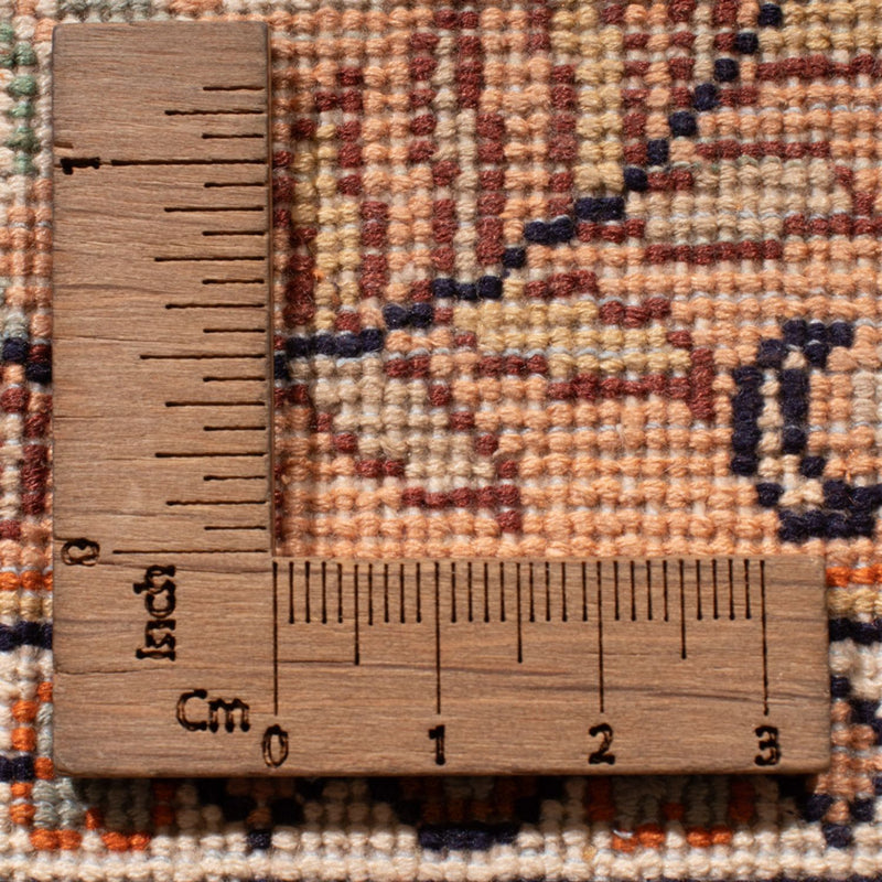 Runner Silk Rug - Kashmir Silk - 307 x 81 cm - dark beige