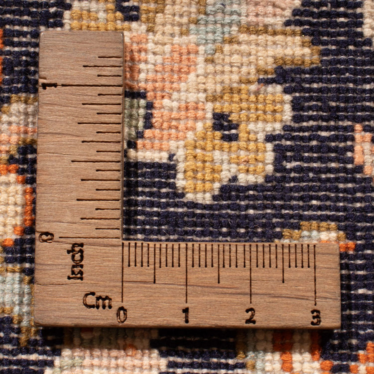 Runner Silk Rug - Kashmir Silk - 264 x 76 cm - dark beige