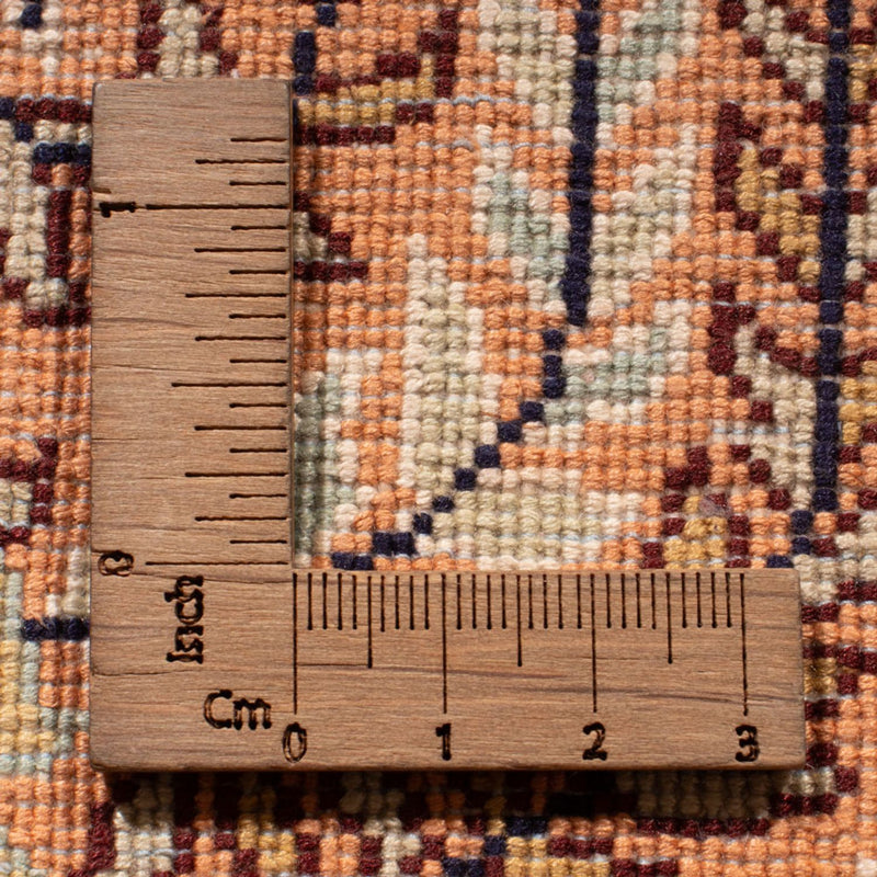 Runner Silk Rug - Kashmir Silk - 285 x 80 cm - dark beige