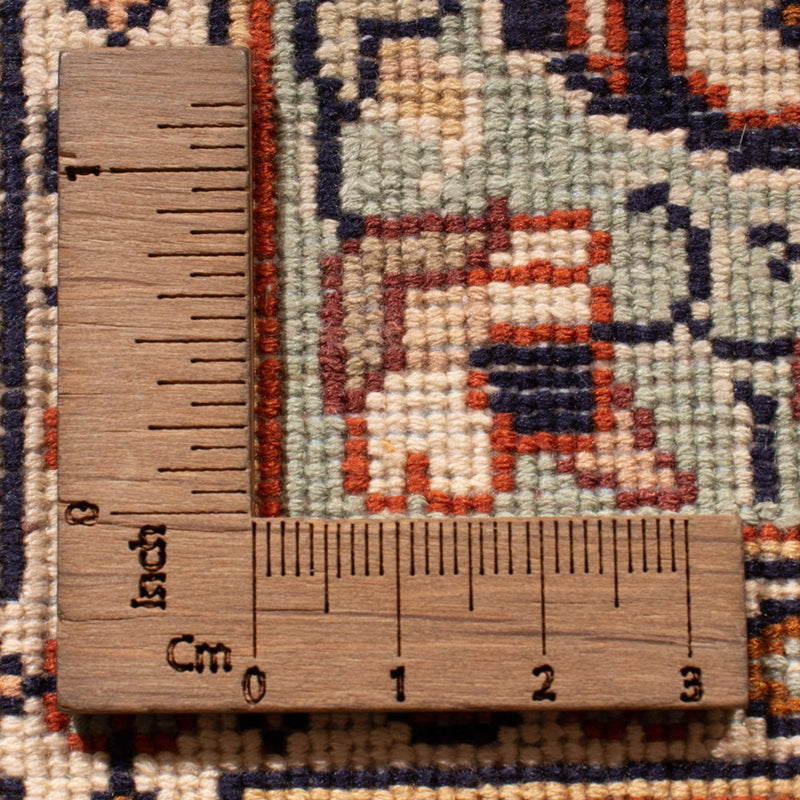 Runner Silk Rug - Kashmir Silk - 301 x 79 cm - dark beige