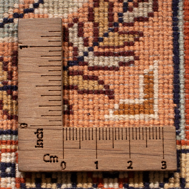 Runner Silk Rug - Kashmir Silk - 287 x 80 cm - dark beige