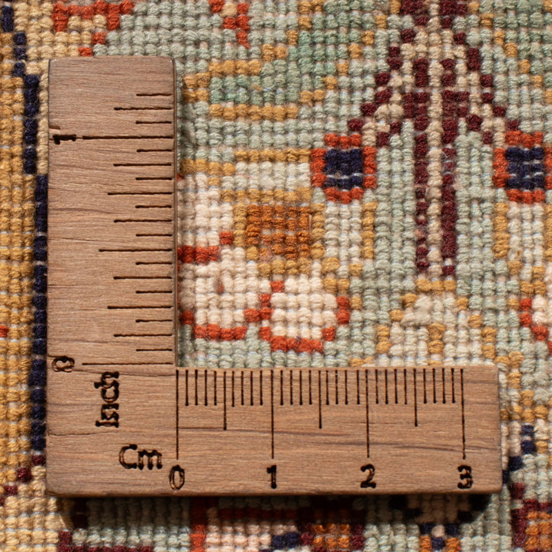 Runner Silk Rug - Kashmir Silk - 296 x 78 cm - dark beige