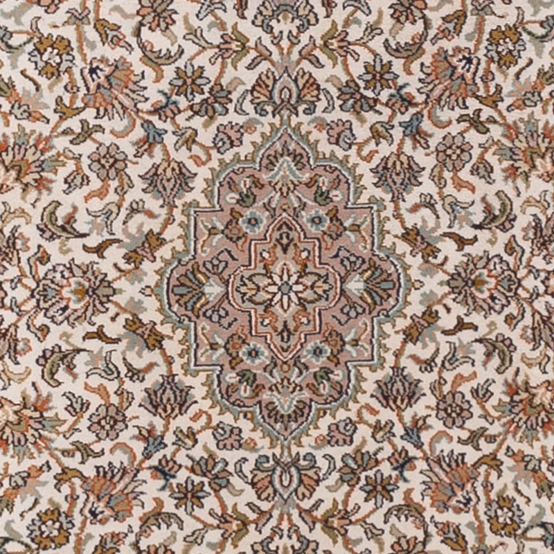 Runner Silk Rug - Kashmir Silk - 290 x 81 cm - light beige