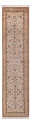 Runner Silk Rug - Kashmir Silk - 325 x 76 cm - light beige