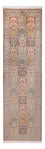 Runner Silk Rug - Kashmir Silk - 280 x 80 cm - dark beige