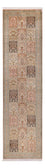 Runner Silk Rug - Kashmir Silk - 310 x 81 cm - dark beige