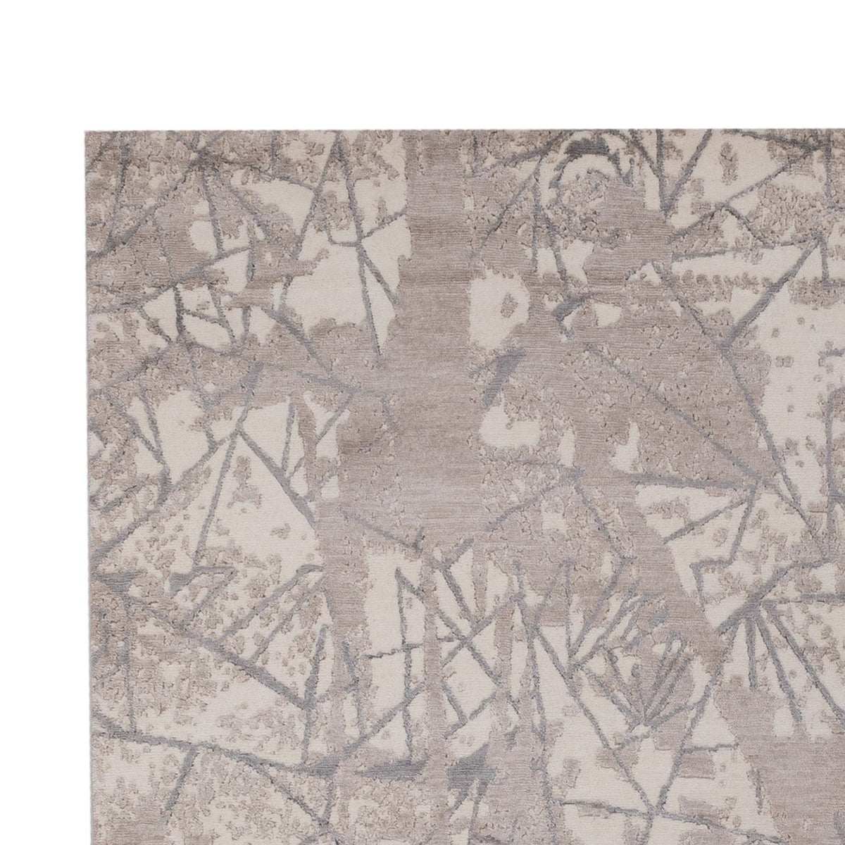 Designer Rug - 301 x 204 cm - silver