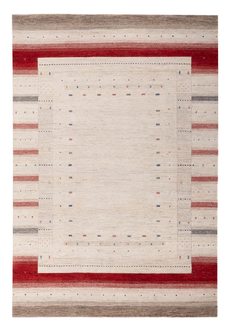 Gabbeh Rug - Loribaft Indus - 306 x 202 cm - cream