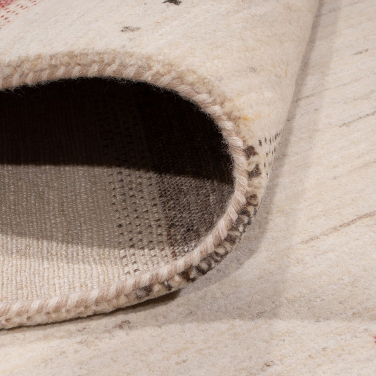 Gabbeh Rug - Loribaft Indus - 306 x 202 cm - cream