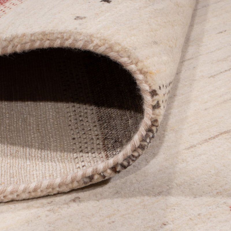 Gabbeh Rug - Loribaft Indus - 306 x 202 cm - cream