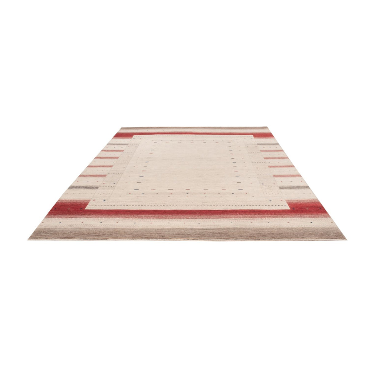 Gabbeh Rug - Loribaft Indus - 306 x 202 cm - cream
