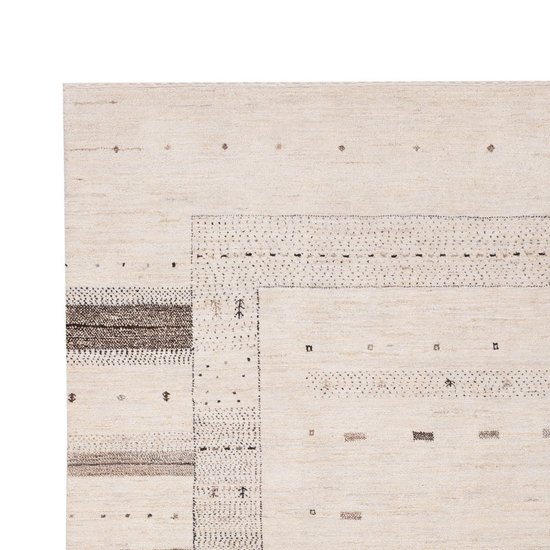 Gabbeh Rug - Loribaft Indus - 302 x 202 cm - cream