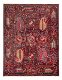 Designer Rug - 309 x 251 cm - wine red