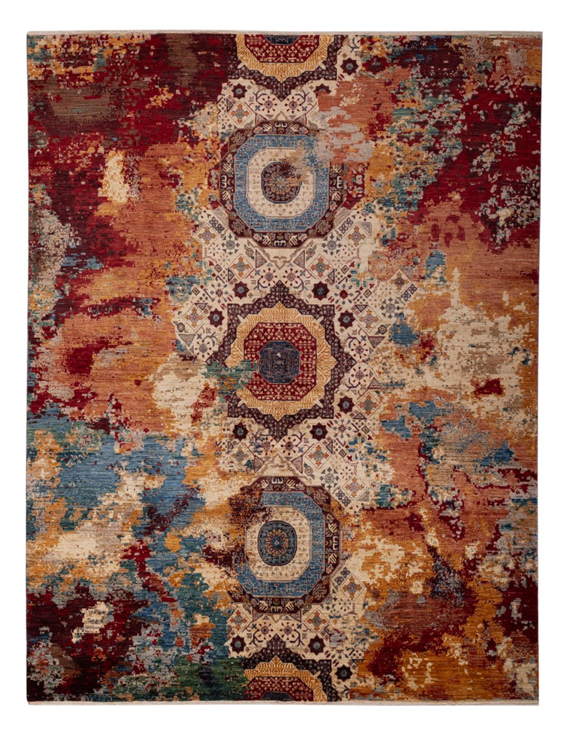 Designer Rug - 302 x 239 cm - multicolored