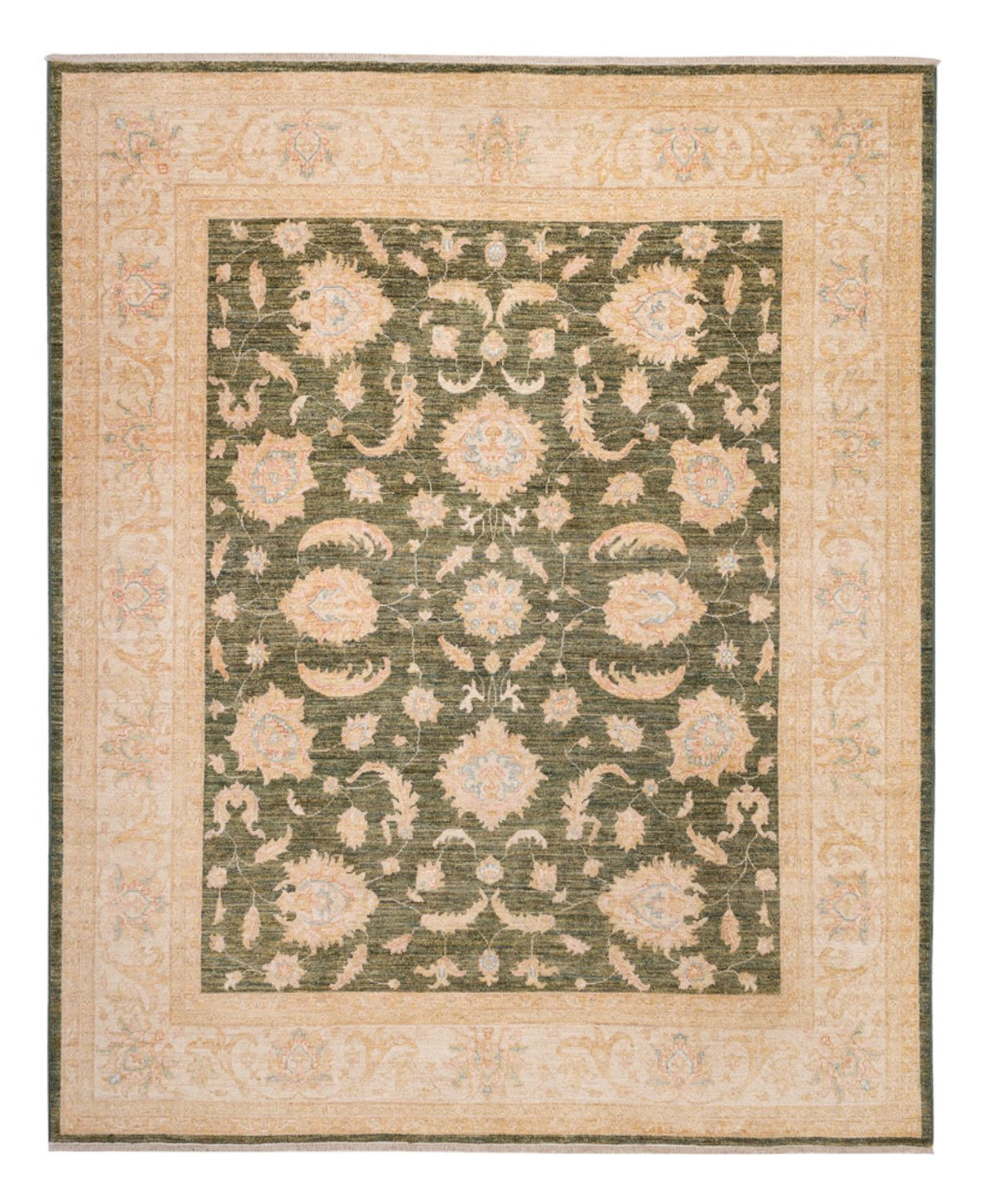 Ziegler Rug - 299 x 247 cm - green