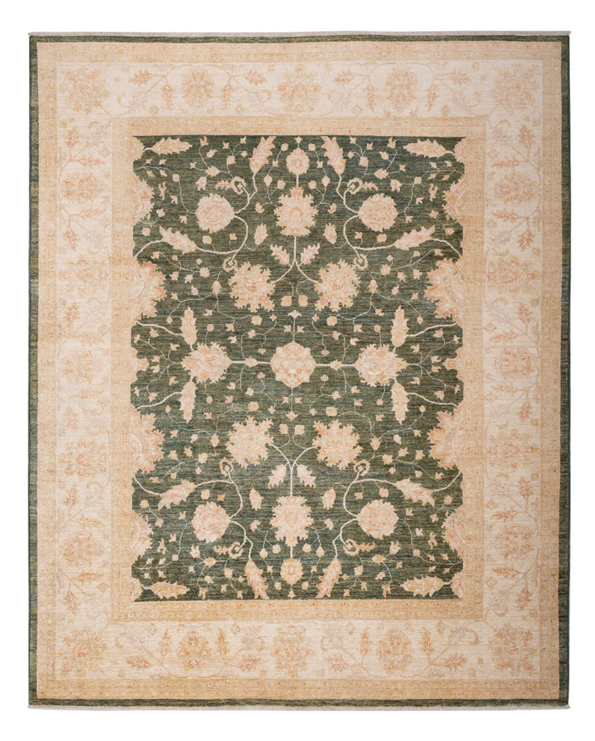 Ziegler Rug - 307 x 250 cm - green