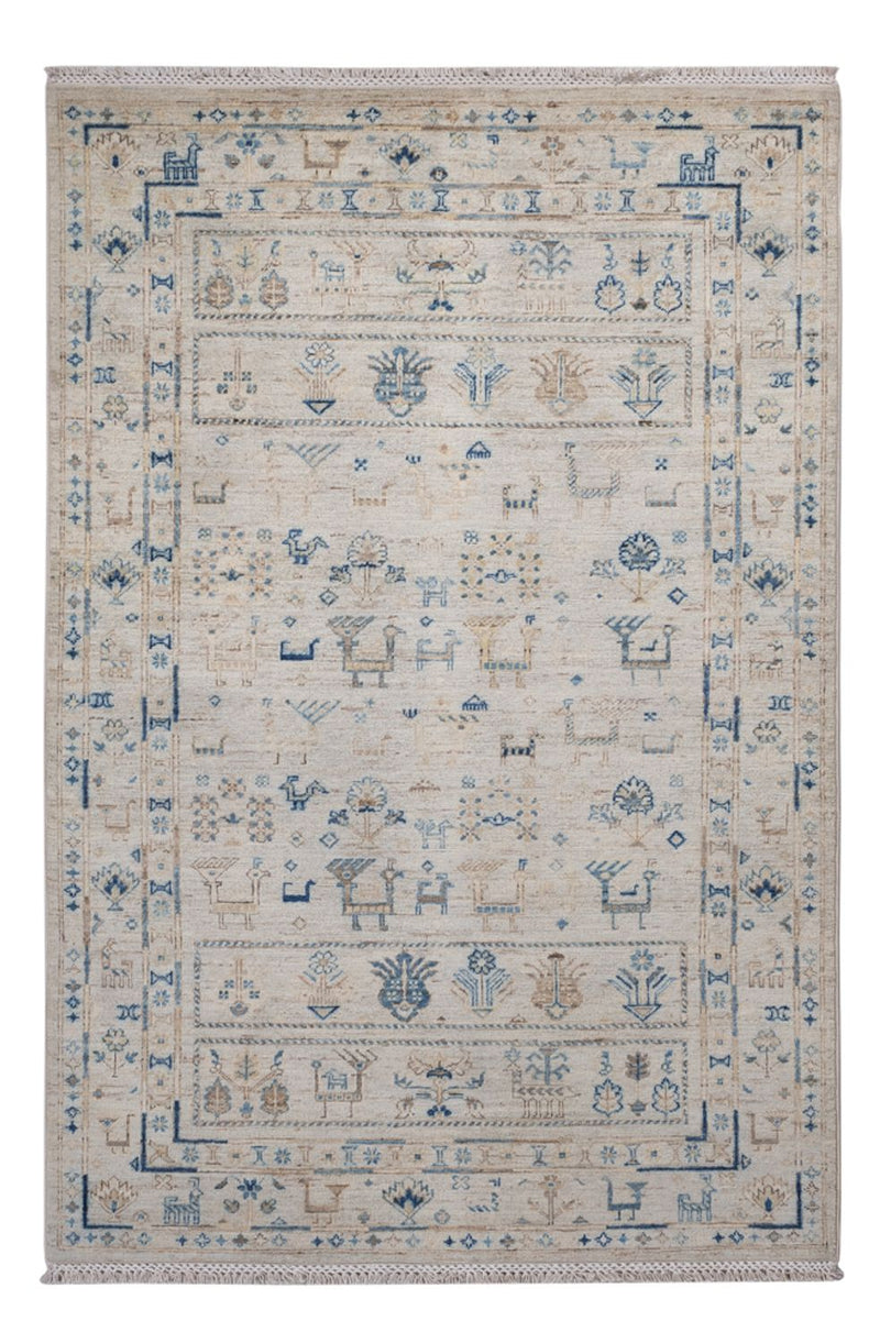 Designer Rug - 185 x 121 cm - silver