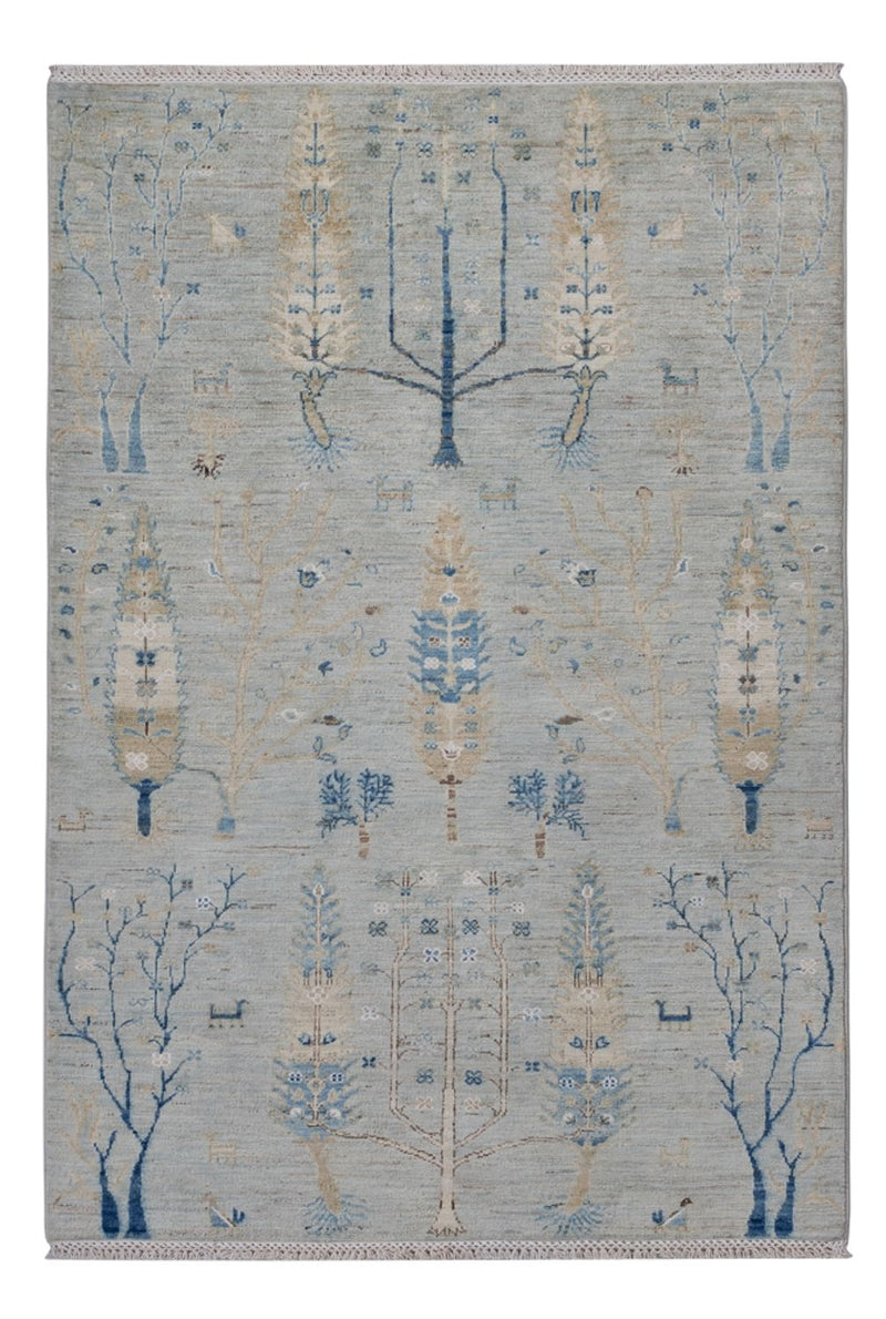 Designer Rug - 181 x 120 cm - silver
