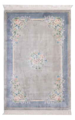 Silk Rug - Chinese Silk - 185 x 123 cm - grey