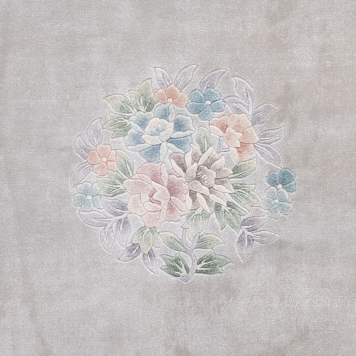 Silk Rug - Chinese Silk - 185 x 123 cm - grey