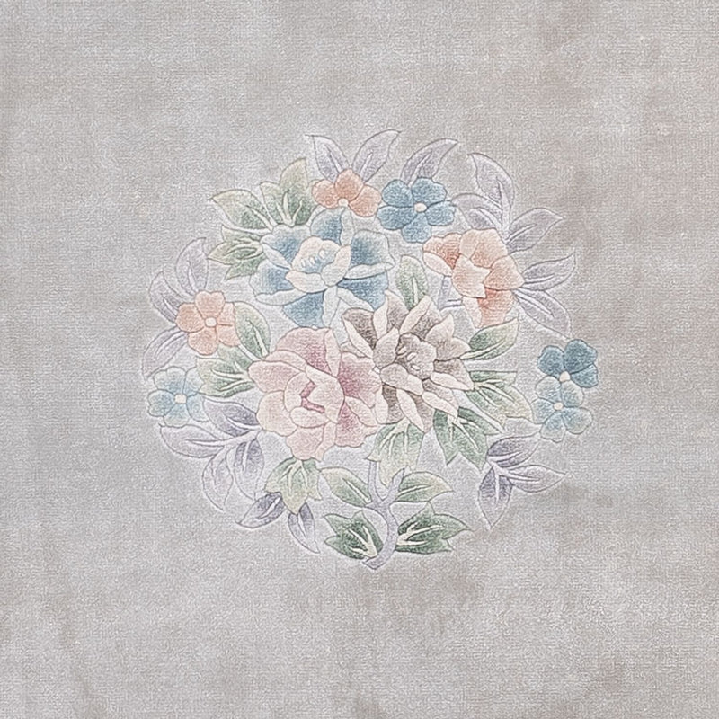 Silk Rug - Chinese Silk - 185 x 123 cm - grey