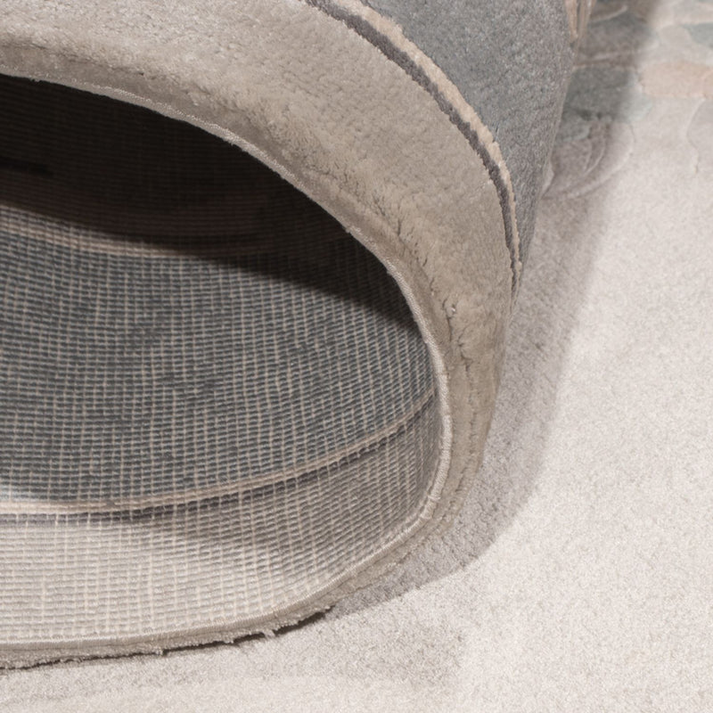 Silk Rug - Chinese Silk - 185 x 123 cm - grey