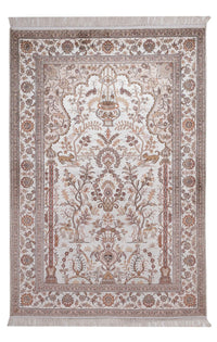 Silk Rug - Chinese Silk - 183 x 122 cm - cream