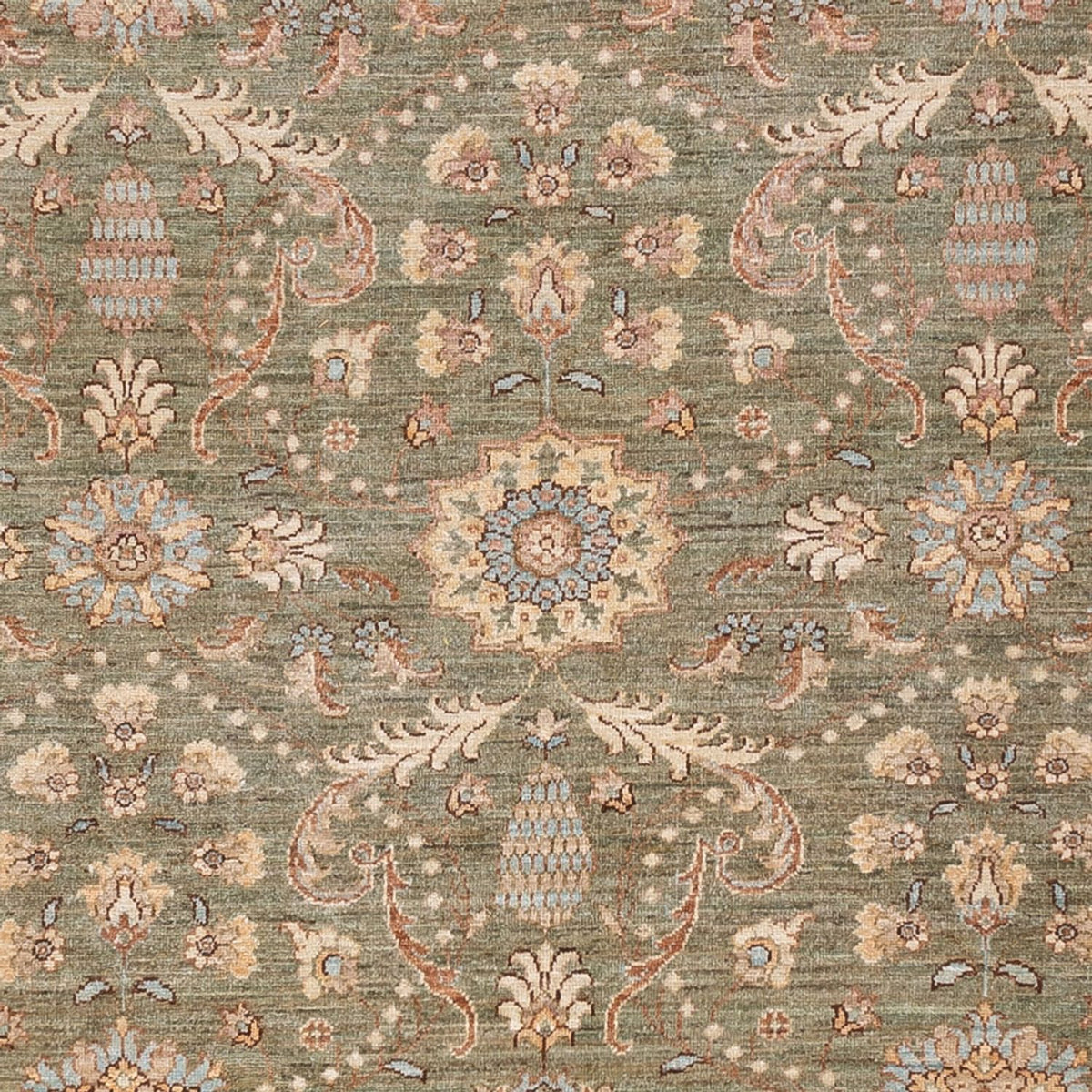 Ziegler Rug - 309 x 248 cm - olive green