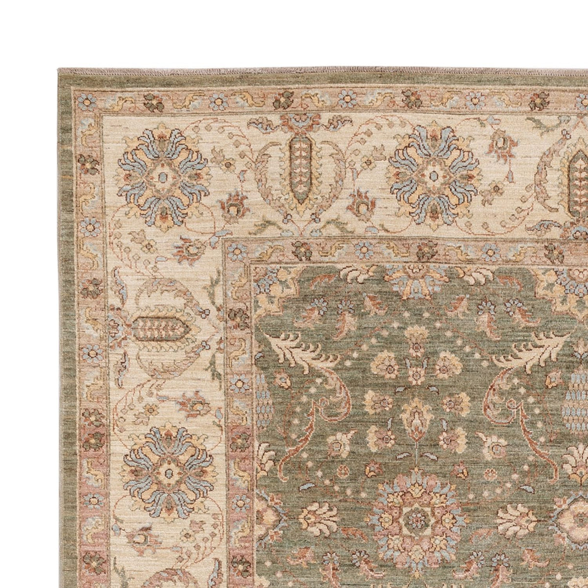 Ziegler Rug - 309 x 248 cm - olive green