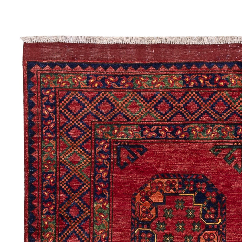 Afghan Rug - Kunduz - 222 x 154 cm - red