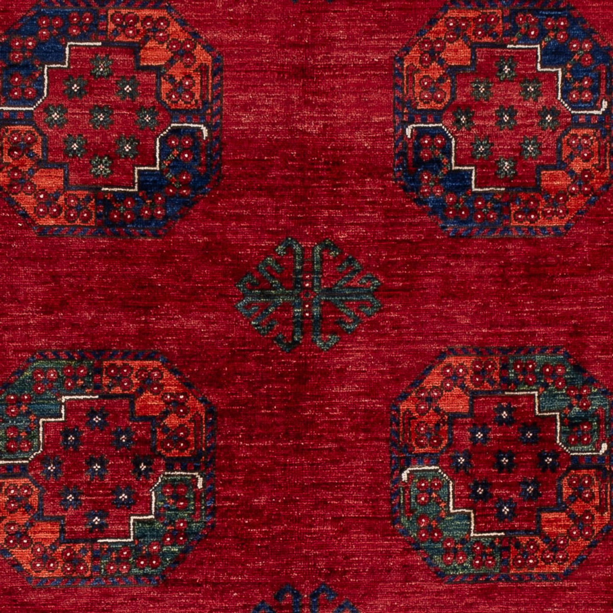Afghan Rug - Kunduz - 253 x 166 cm - red