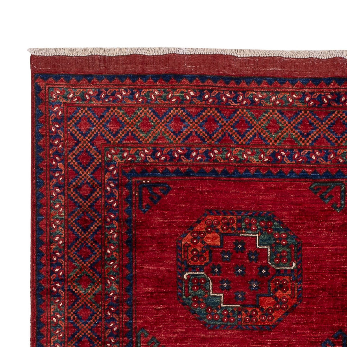 Afghan Rug - Kunduz - 253 x 166 cm - red