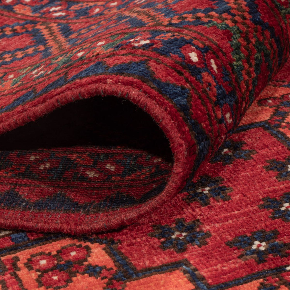 Afghan Rug - Kunduz - 253 x 166 cm - red