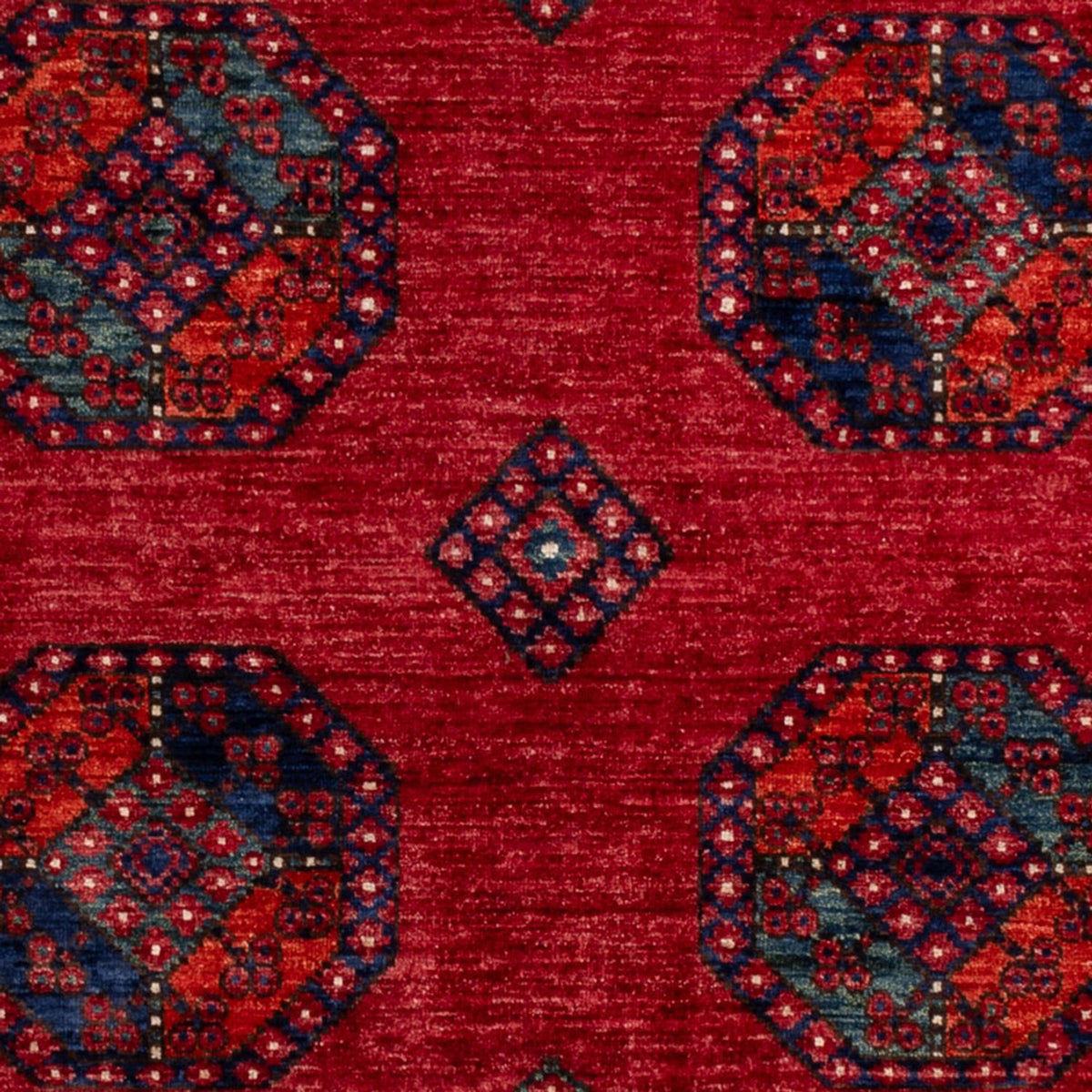 Afghan Rug - Kunduz - 240 x 174 cm - red