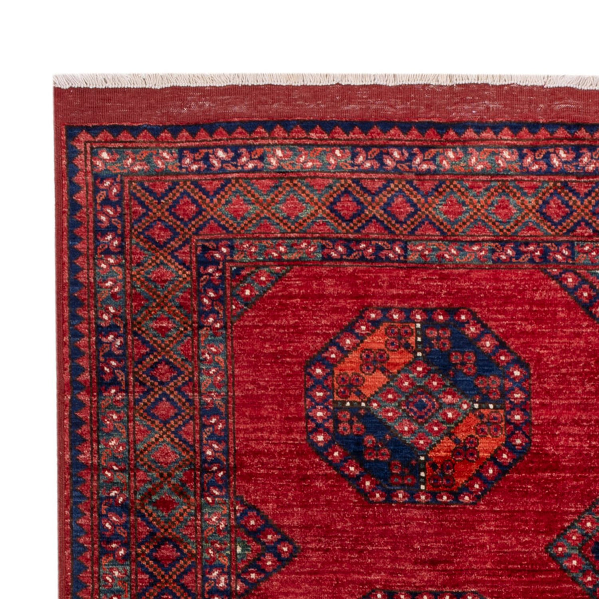 Afghan Rug - Kunduz - 240 x 174 cm - red