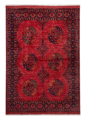 Afghan Rug - Kunduz - 234 x 172 cm - red