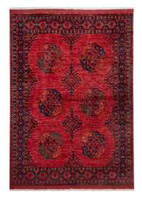 Afghan Rug - Kunduz - 234 x 172 cm - red