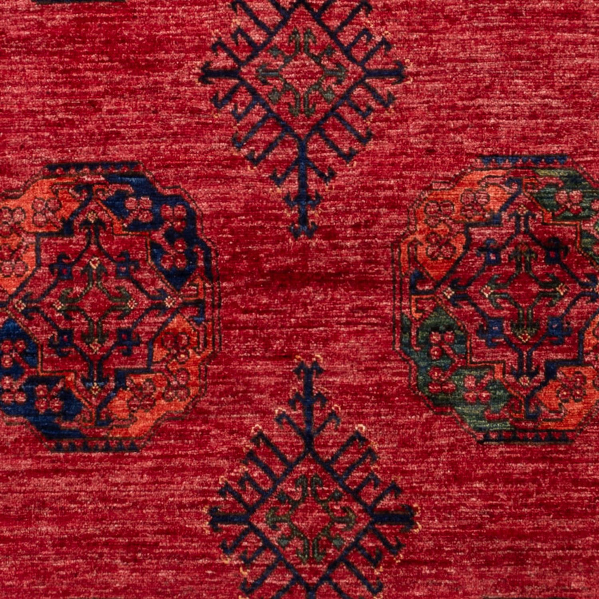 Afghan Rug - Kunduz - 234 x 172 cm - red