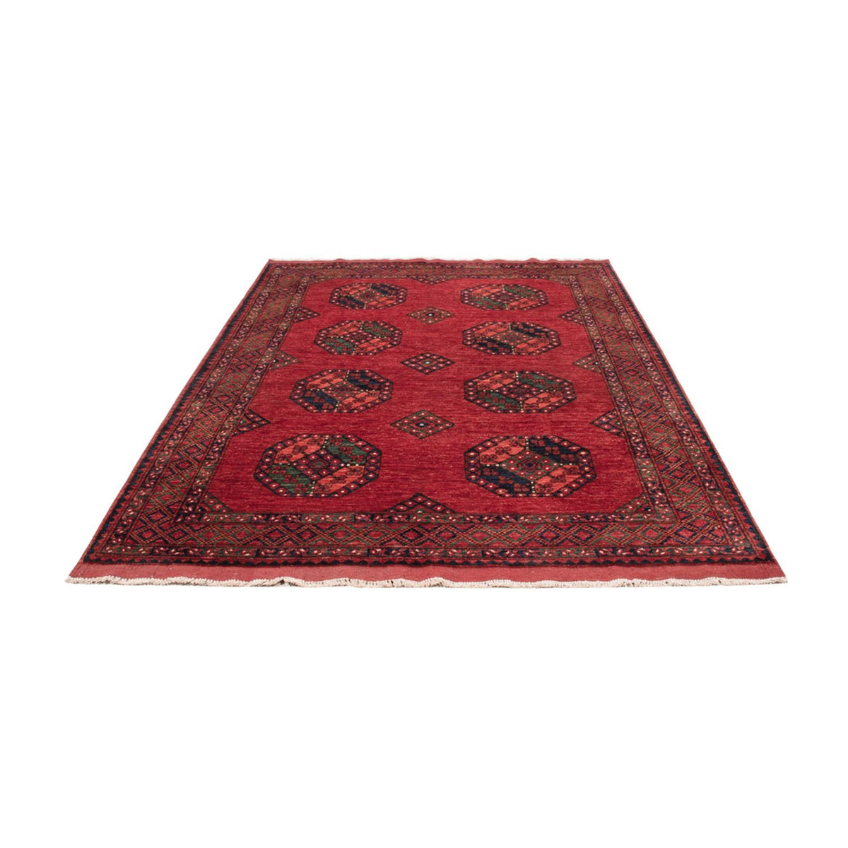 Afghan Rug - Kunduz - 256 x 176 cm - red