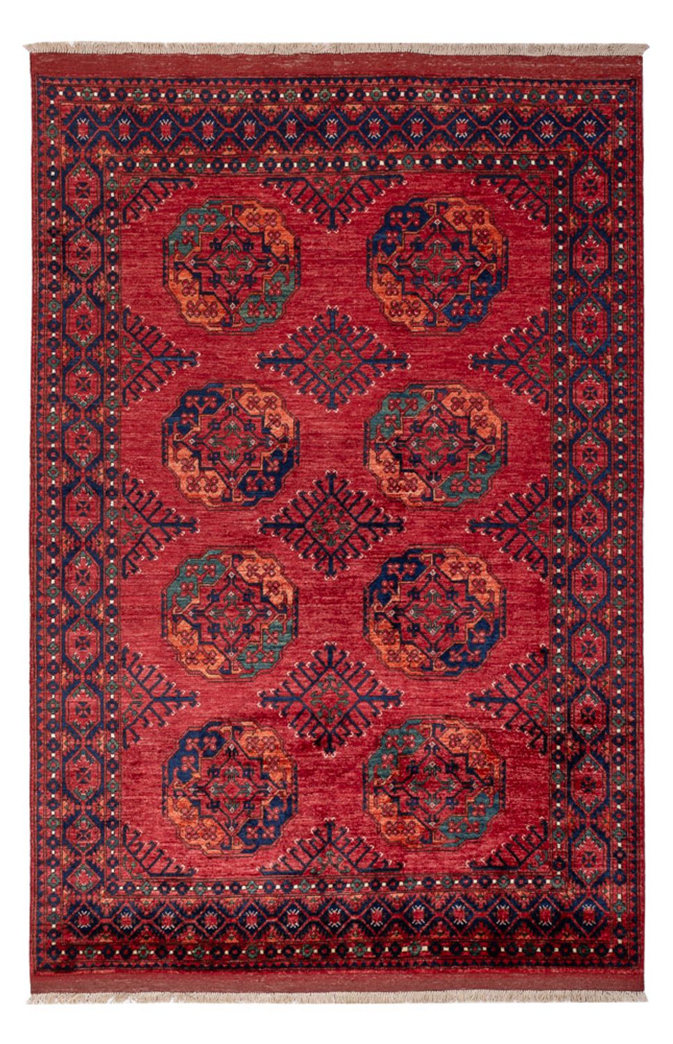 Afghan Rug - Kunduz - 250 x 174 cm - red