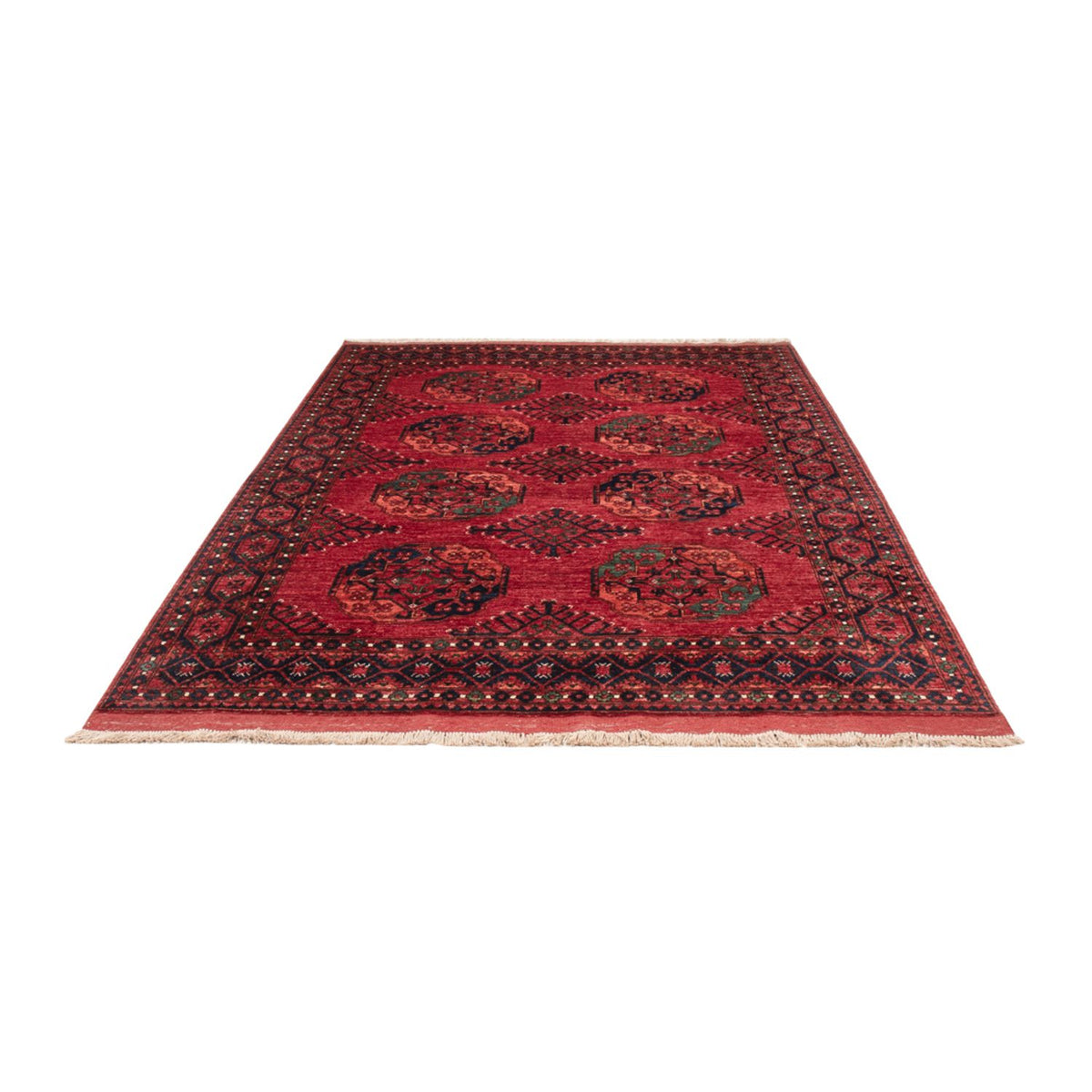 Afghan Rug - Kunduz - 250 x 174 cm - red