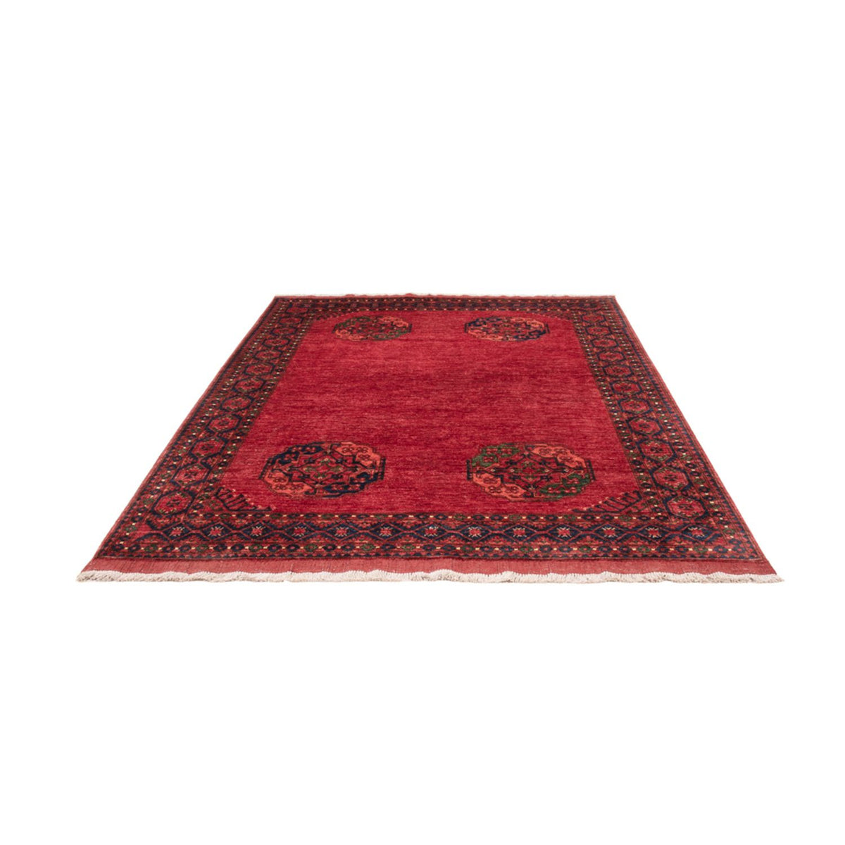 Afghan Rug - Kunduz - 239 x 177 cm - red